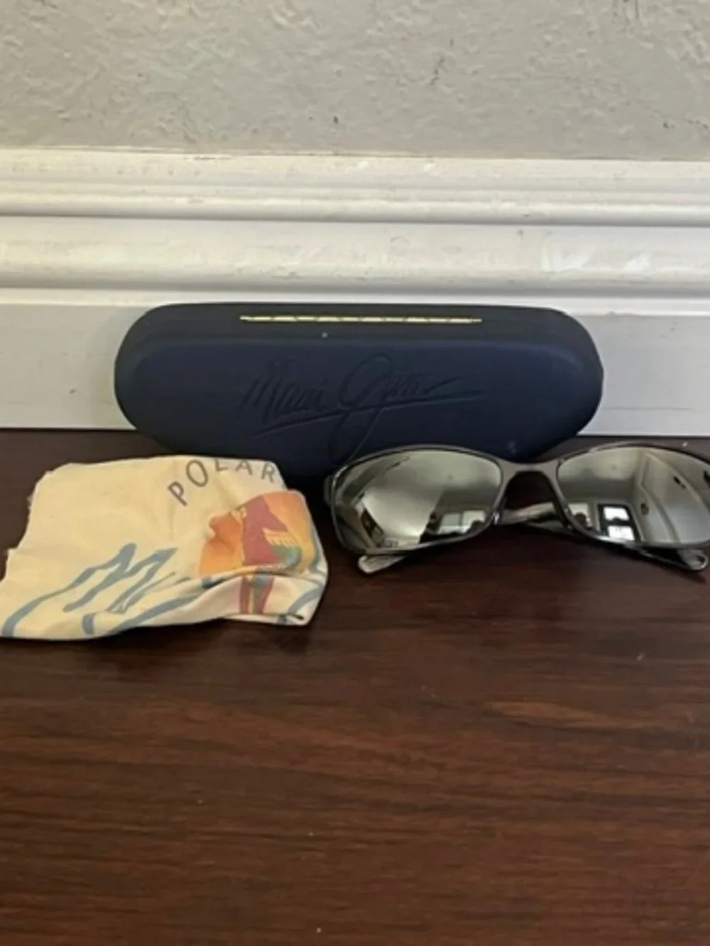 Maui Jim MJ-114-02 Sunglasses Gray Frame, 57-16-125, Made In Italy